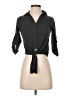 Wet Seal Gray 3/4 Sleeve Blouse Size XS - photo 1