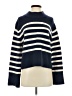 J.Crew Stripes Blue Turtleneck Sweater Size XS - photo 1