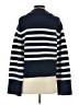 J.Crew Stripes Blue Turtleneck Sweater Size XS - photo 2