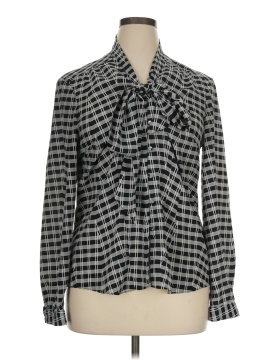 Tahari By Asl Long Sleeve Blouse