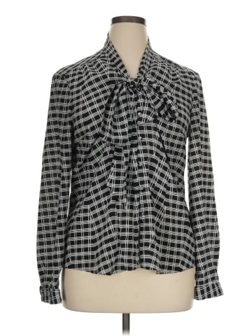 Tahari by ASL Long Sleeve Blouse (view 1)