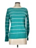 SONOMA life + style Stripes Teal Pullover Sweater Size L - photo 1