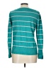 SONOMA life + style Stripes Teal Pullover Sweater Size L - photo 2