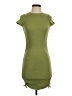 Garage Solid Green Casual Dress Size S - photo 1