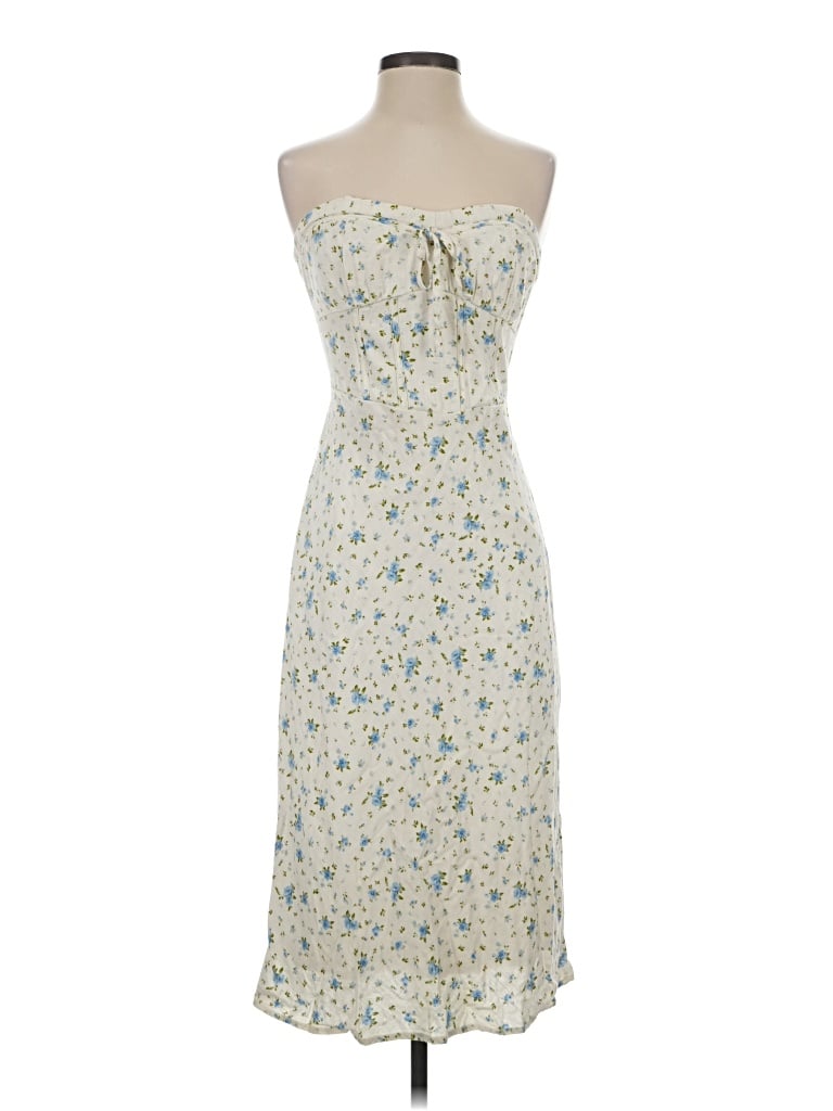 Pre-owned Wild Fable Cocktail Dress In Ivory