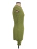 Garage Solid Green Casual Dress Size S - photo 4