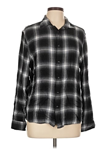 Express Long Sleeve Button-Down Shirt (view 1)
