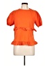 Strut & Bolt Orange Short Sleeve Blouse Size L - photo 1