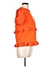 Strut & Bolt Orange Short Sleeve Blouse Size L - photo 4