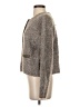 Line & Dot Tweed Gray Jacket Size S - photo 5