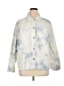 J.Jill Tie-dye Blue 3/4 Sleeve Button-Down Shirt Size XL - photo 1