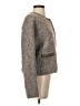 Line & Dot Tweed Gray Jacket Size S - photo 4