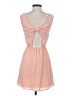 CEFIAN 100% Polyester Solid Pink Casual Dress Size S - photo 2