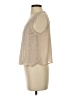 Paper Crane 100% Polyester Tan Sleeveless Blouse Size S - photo 5