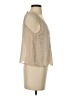 Paper Crane 100% Polyester Tan Sleeveless Blouse Size S - photo 4