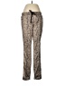 Pam & Gela Animal Print Gray Casual Pants Size M - photo 1