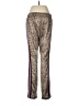 Pam & Gela Animal Print Gray Casual Pants Size M - photo 2