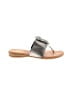 Andre Assous Silver Flip Flops Size 9 - photo 1