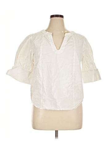 By Anthropologie Short Sleeve Blouse (view 1)
