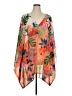 La Blanca 100% Polyester Tropical Orange Casual Dress Size 1X - photo 1