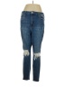 Good American Hearts Blue Jeans Size 16 - photo 1