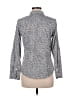 Talbots Print Gray Long Sleeve Button-Down Shirt Size 8 - photo 2