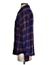 Splendid 100% Rayon Plaid Blue Long Sleeve Button-Down Shirt Size XS - photo 5