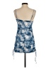 Cotton Candy LA 100% Polyester Tie-dye Blue Casual Dress Size S - photo 2