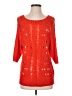 Bebe Orange Pullover Sweater Size S - photo 1