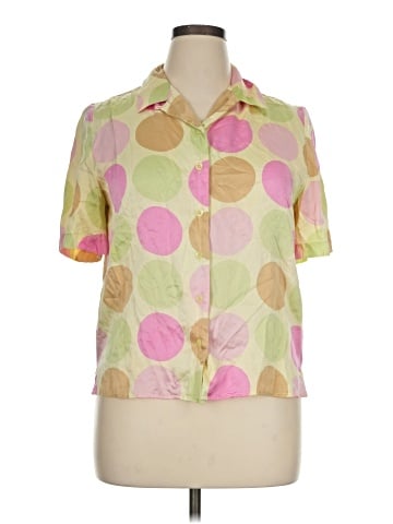Preston & York Short Sleeve Silk Top (view 1)