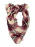 Express 100% Acrylic Plaid Burgundy Scarf One size - photo 1