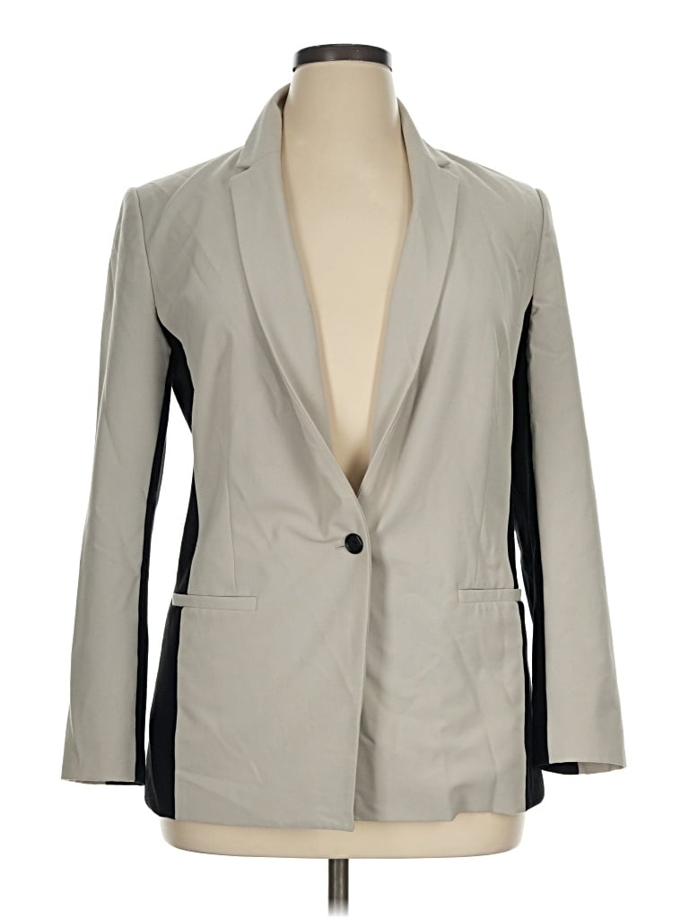Pre-owned Dknyc Blazer Jacket In Gray