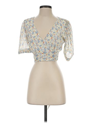 Lulus Short Sleeve Blouse (view 1)