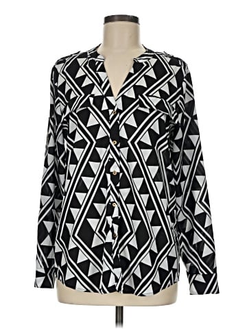Calvin Klein Long Sleeve Blouse (view 1)
