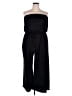 J Valdi Solid Black Jumpsuit Size 2X - photo 1