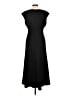 Chaps 100% Polyester Solid Black Cocktail Dress Size 12 - photo 2