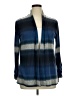 Roz & Ali Blue Cardigan Size XL - photo 1