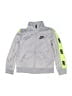 Nike 100% Polyester Gray Track Jacket Size 3 (estimated) - photo 1