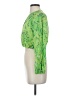 Rhode 100% Organic Cotton Green Long Sleeve Blouse Size XS - photo 5