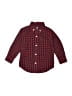 Janie and Jack 100% Cotton Plaid Red Long Sleeve Button-Down Shirt Size 18-24 mo - photo 1