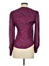 Veronica Beard 100% Silk Purple Long Sleeve Silk Top Size 0 - photo 2