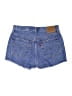 Levi's 100% Cotton Blue Denim Shorts Size 28 waist - photo 2