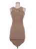 Assorted Brands Solid Tan Cocktail Dress Size M - photo 1