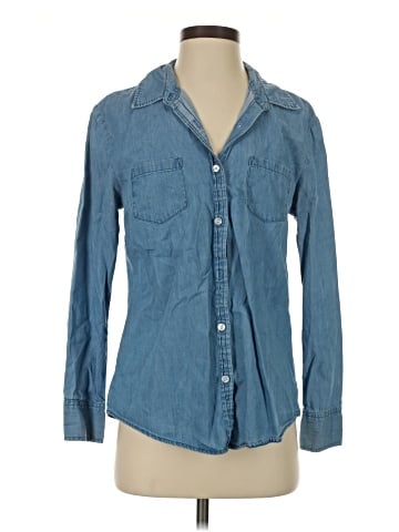 Faded Glory Long Sleeve Button-Down Shirt (view 1)