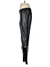 Karl Lagerfeld Paris 100% Polyurethane Metallic Black Track Pants Size M - photo 5