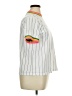 ASOS 100% Cotton Stripes White Short Sleeve Turtleneck Size 14 - photo 4