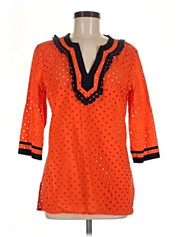 J.Crew Factory Store 3/4 Sleeve Blouse (view 1)