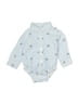 Disney Blue Long Sleeve Onesie Size 0-3 mo - photo 1
