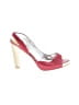 Kenneth Cole New York 100% Leather Color Block Red Sandals Size 5 1/2 - photo 1