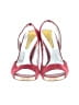 Kenneth Cole New York 100% Leather Color Block Red Sandals Size 5 1/2 - photo 2
